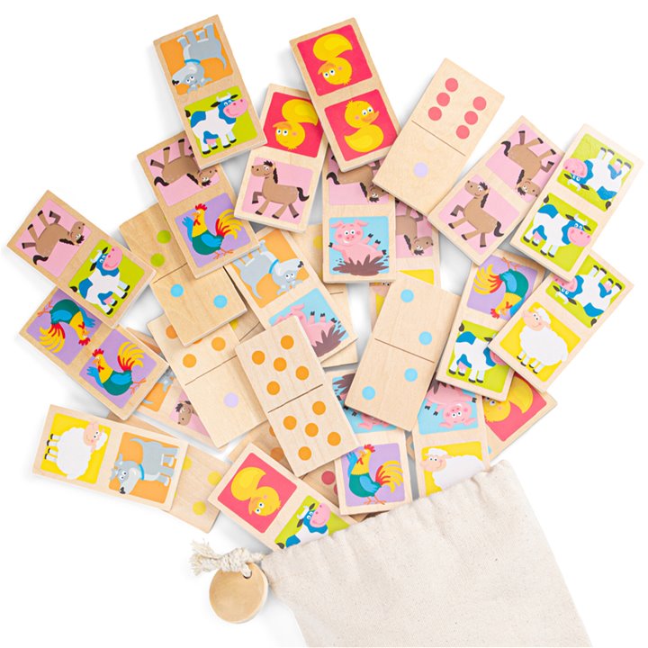 Domino game - animals